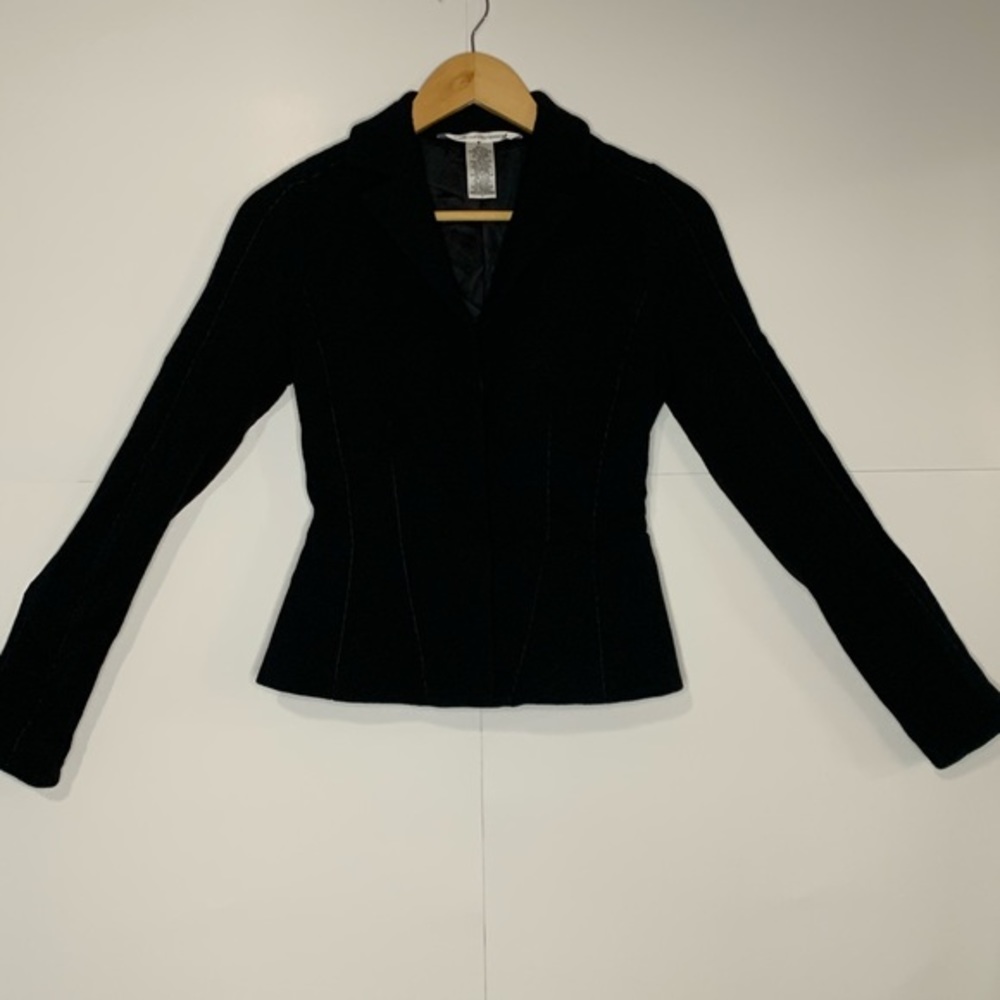 Diane Von Furstenberg Long Sleeve Wool Blazer